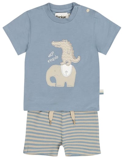 Baby SET BOYS T-SHIRT SHORT OLIFANT DIRKJE