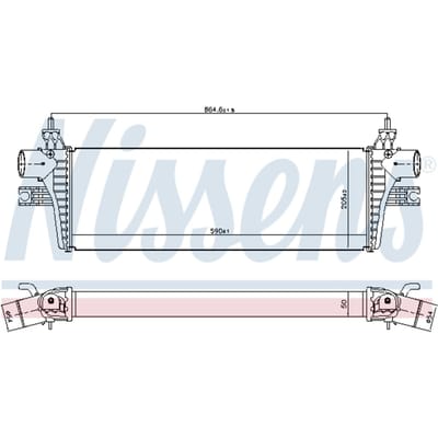 Intercooler NISSENS 961169