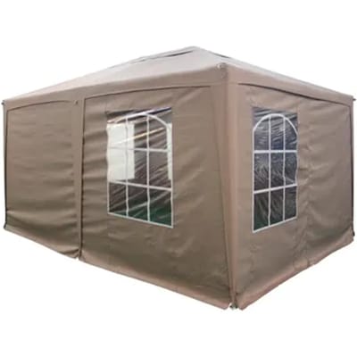 Central Park Zijwandscherm Voor Partytent Swing 3x4m Taupe