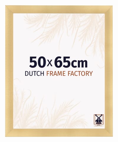 Fotolijst 50x65 cm - MDF - Goud Mat - Praag
