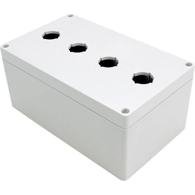Hammond Electronics 1554MPB4 Universele behuizing 200 x 120 x 90 Polycarbonaat Grijs 1 stuk(s)
