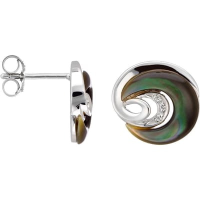 Orphelia Dames 925 Sterling Zilveren Stud Oorbellen - Zilver ZO-5987