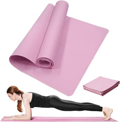 Opvouwbare yogamat 6 mm | Antislip EVA | Ideaal voor yoga, pilates en thuis workouts