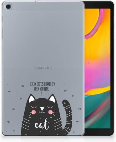 Samsung Galaxy Tab A 10.1 (2019) Tablet Back Cover Cat Good Day