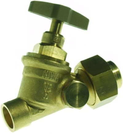 Vsh Stopkraan 12+Aft Cap Messing 494331