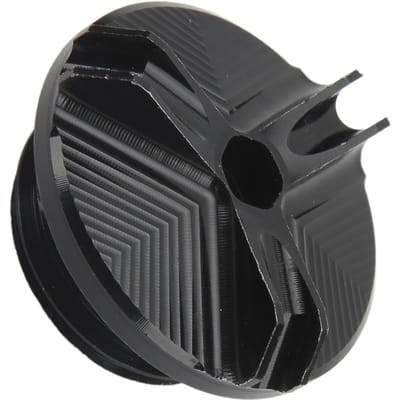 CNC Aluminium Motorolie Vuldoppie Stekker Schroef Motorfiets Accessoires voor YZF R6 R3 R25 R1M R1 LE black