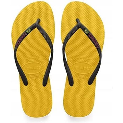 R8895 Havaianas Brasil Logo Slippers 27/28