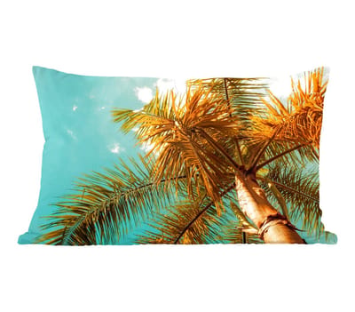 Sierkussens - Kussentjes Woonkamer - 50x30 cm - Palm - Zomer - Tropisch