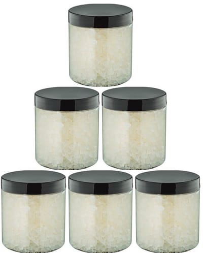 Claudius Badzout Relaxing Moment 300 gram - Pot met zwarte deksel - set van 6 stuks