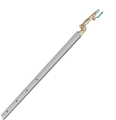 Radiatorstaaf - Reinigingsstaaf - Auto koeling reinigen - Dynamische reinigingshoek - 45 cm - Zilver