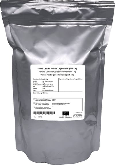 Venkel Poeder Geroosterd Kiemarm - 1 Kg - Holyflavours
