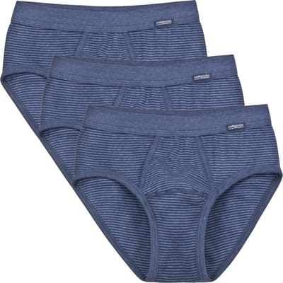 Ammann Heren slip onderbroek met voorsluiting 3 pack Jeans