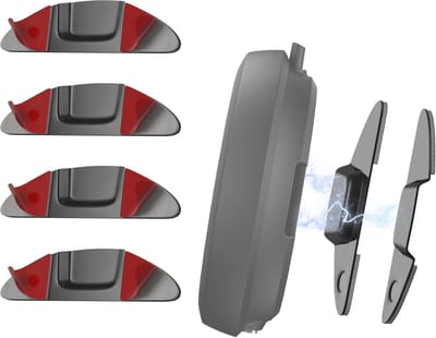 Metalen Reserveplaten voor Parkeerschijven en Snelheidsradarwaarschuwingen - Set van 4