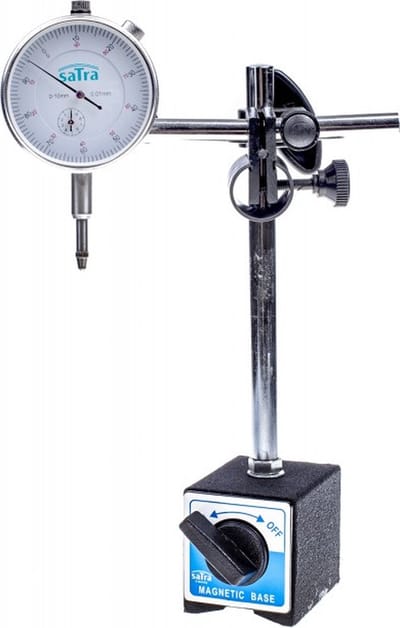 Meetklok met magneetstatief - Meetklokindicator DTI - 0 tot 10 mm - SATRA
