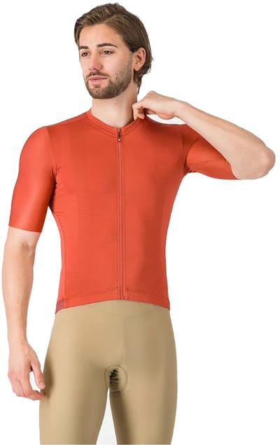 Castelli Espresso 2 Korte Mouw Wielertrui Rood S Man
