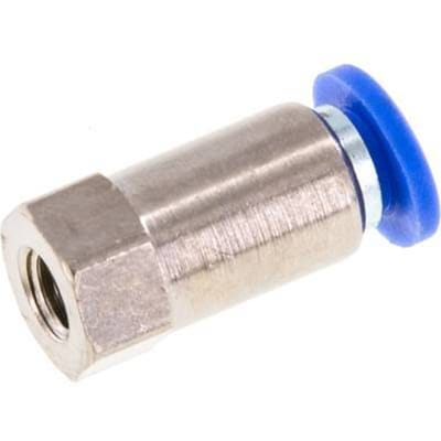 4mm x M 5 Messing/PA 66 Insteekfitting Binnendraad NBR [2 Stuks]