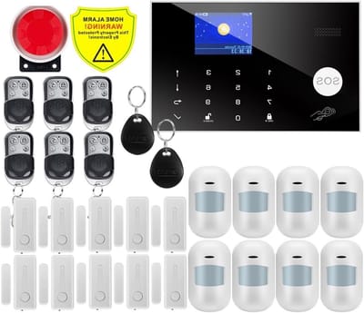 Slim Alarm Systeem - Draadloos GSM Alarm - Huis Beveiliging - App Bediening - 180 mm - Wit