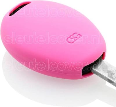 Autosleutel Hoesje geschikt voor Mini - SleutelCover - Silicone Autosleutel Cover - Sleutelhoesje Roze