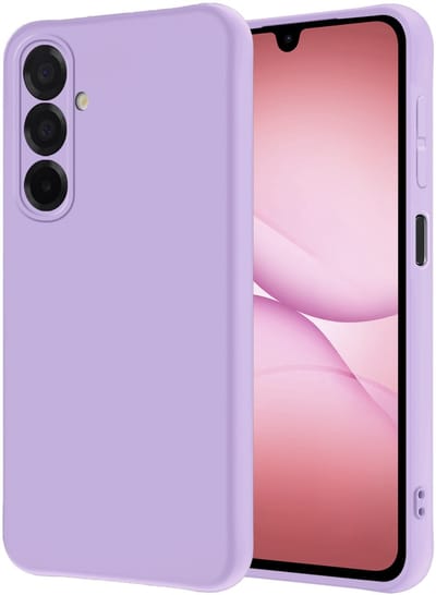 Hoesje - Geschikt voor Samsung Galaxy A17 - Sterk & Shockproof - Hoes Cover - Siliconen Case - Lila