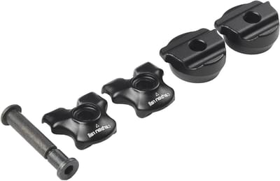 Verstelbare Fiets Zadelklem voor Carbon Rails, Geschikt voor 7x9mm en 7x7mm, Zwart, Duurzaam en Lichtgewicht