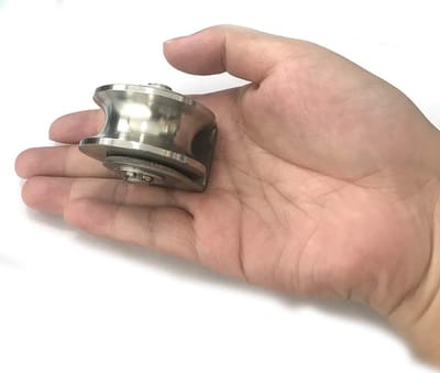 Robuuste 2 inch RVS Rollen voor Schuif- en Draaihekken met Beugel, 300 kg Capaciteit, Ideaal voor Tuin en Oprit