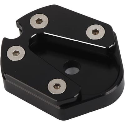 Voetsteun Verbredingsplaat Stabiele CNC Aluminiumlegering Vergroter Ondersteuningsplaat voor Motorfiets Zwart zwart