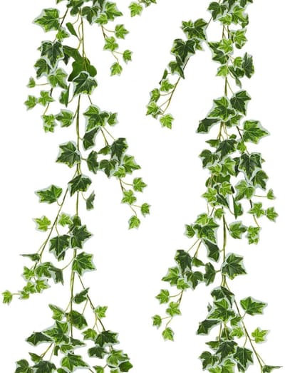 Dailygoods- Kunstklimopslinger 200 cm - Kunststof Planten - Decoratie Binnen/Buiten - 2 Stuks - Flexibele Ranken - Levendige Kleur - Plantenhanger