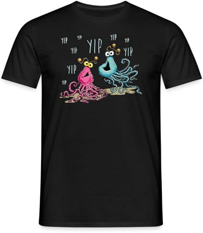 Sesamstraat Yip Yip Alien T-Shirt Heren
