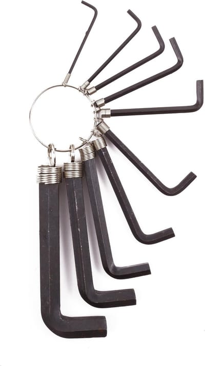 Benson Inbussleutelset - 10 maten - 1.5 t/m 10 mm - Compact en duurzaam