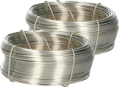 Amig IJzerdraad - 2x rol - 1,1 mm x 50 m - verzinkt staal - binddraad