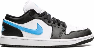 JORDAN 1 LOW "BLACK UNIVERSITY BLUE WHITE" EU37.5