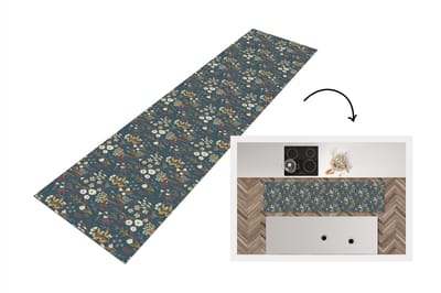 Keukenloper - Loper keuken - Patronen - Bloemen - Flora - 200x50 cm - Keukenloper vinyl