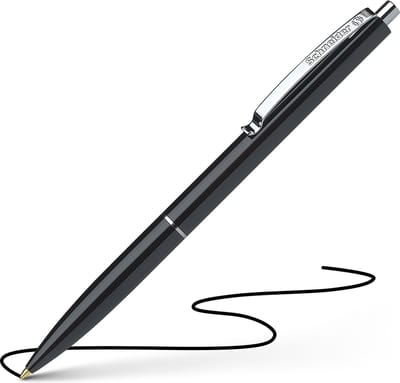 Schneider balpen - K15 - penpunt M - zwart - S-3081