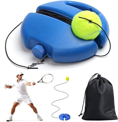 Tennis Trainingsset - Tennistrainer Basis - Buiten Sporten - Inclusief Ballen - 26 x 23 x 7 cm