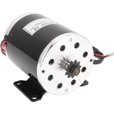 36V 500W Elektrische Fiets Borstelmotor Hoge Snelheid Elektrische Scooter Borstel DC Motor black