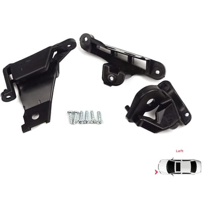BHL512 Support de Phare Fixation Support Languette Set Réparation Côté Gauche pour Peugeot 308 MK1 HB SW CC RCZ 408 T7 6212E3