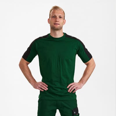 Engel Galaxy T-shirt 9810-141 - Green / Black - L
