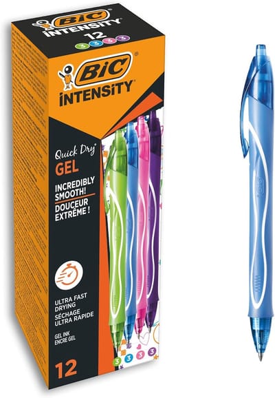 SnelShoppen - Gelpennen Sneldrogend 0,7 mm - Set van 12 Kleuren - Ergonomische Grip - Perfect voor School, Werk en Creatieve Projecten