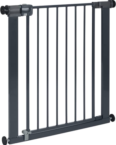 DVDSS® Traphekje - Eenvoudig sluitend - Zelfklemmend (zonder boren) - 73–80 cm (max. 108 cm) - Metal black