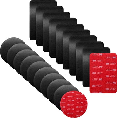 20x Metalen Plaatjes Sticker Telefoon - Magnetische Sticker - Magneet Telefoonhouder Auto