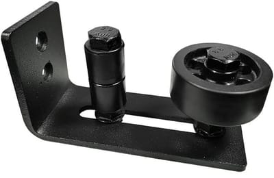 Dailygoods- Vloergeleider Verstelbaar - Schuifdeur Gids - Bodem Gids - Stay Roller - 8 Instelopties - Hoogwaardig Staal - Deurgeleider