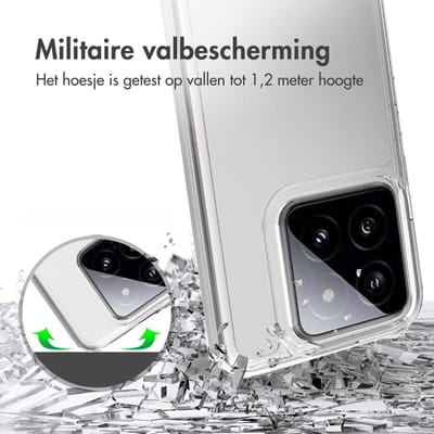 Accezz Hoesje - Geschikt voor Xiaomi 14 - Xtreme Impact Backcover 2.0 - Transparant