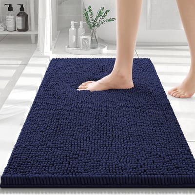 Goodivery ® Zachte Hoogpolige Antislip Badmat van Microvezel voor Comfort en Veiligheid in de Badkamer