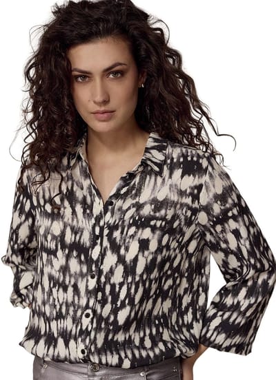 Blouse Clouded Dots