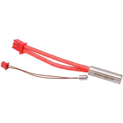 Chauffage à cartouche Thermistance 24V 40W Kit d'accessoires pour imprimante 3D pour Ender 3 S1 Pro red