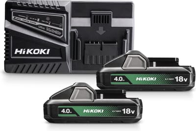 Hikoki Powerpack 18V 4.0Ah 2x BSL1840M + UC18YKSL - UC18YKSLWEZ