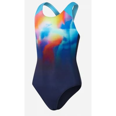 Speedo Eco+ Dig Placem Splashb Kinder Badpak 002625-17598 - Kleur Blauw-multicolour - Maat 164