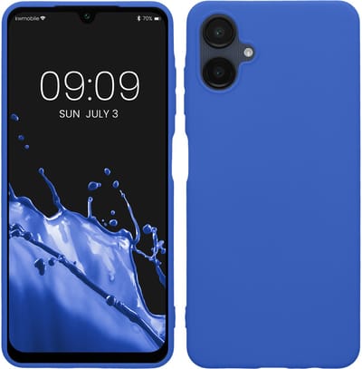 kwmobile telefoonhoesje geschikt voor Samsung Galaxy A06 - Hoesje voor smartphone - Back cover in Baltisch blauw