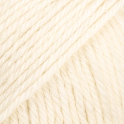 DROPS Fiesta Uni Colour - 01 naturel - Wol Garen