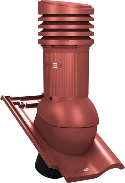 Passieve Dakventilator DN 125 mm met Condensafvoer voor Dakpannen